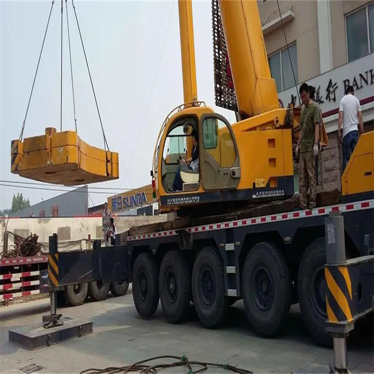 抱由镇当地吊车出租|机器吊装|75吨|工厂搬迁服务